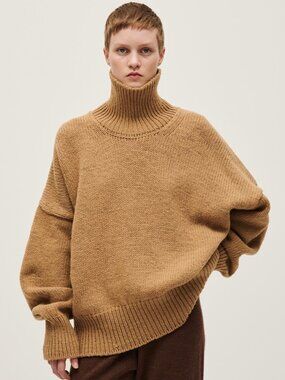 BABAA Jumper no17 Arcilla Turtleneck Sweater One Size S M L